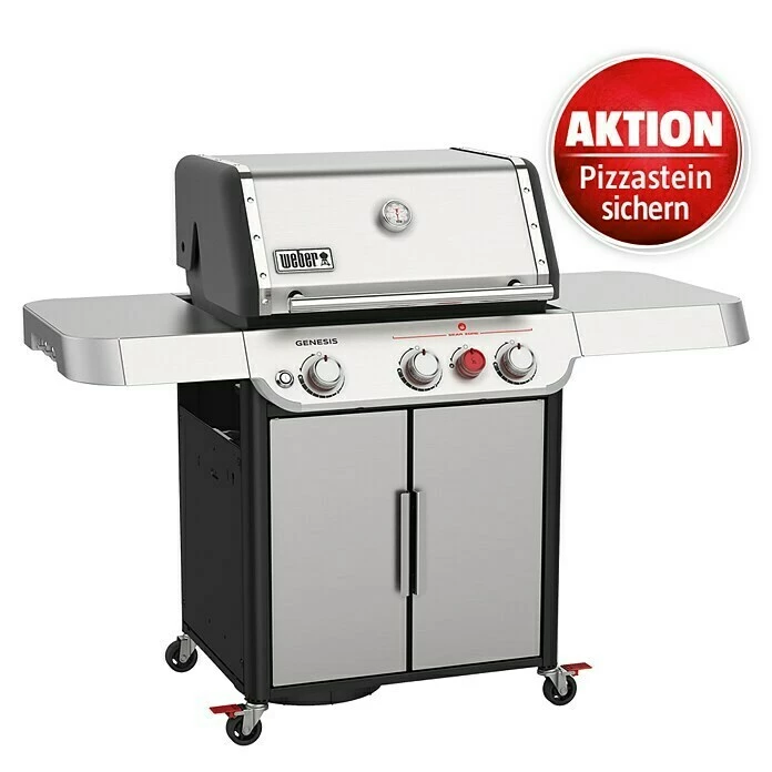 BAUHAUS Weber Gasgrill Genesis S-325 S Anzahl Brenner: 3, Hauptgrillfläche: 68 X 48 Cm, 11,4 KW 3 BAUHAUS Weber Gasgrill Genesis S-325 S Anzahl Brenner: 3, Hauptgrillfläche: 68 X 48 Cm, 11,4 KW