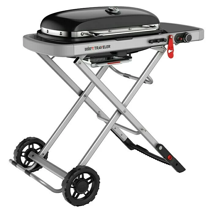 BAUHAUS Weber Gasgrill Traveler Anzahl Brenner: 1, L X B X H: 58,4 X 110,8 X 94,5 Cm 4 BAUHAUS Weber Gasgrill Traveler Anzahl Brenner: 1, L X B X H: 58,4 X 110,8 X 94,5 Cm – Bild 2