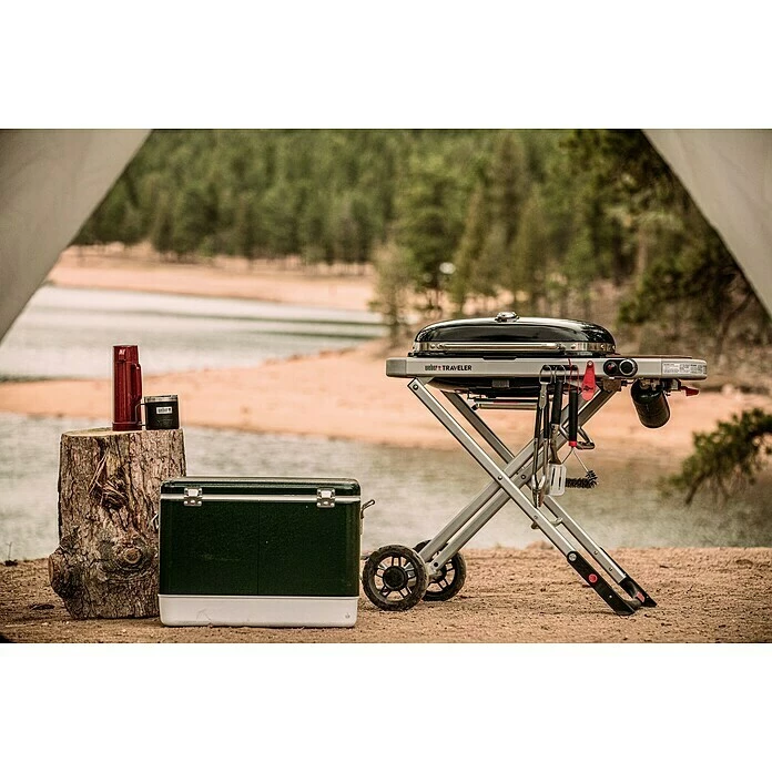 BAUHAUS Weber Gasgrill Traveler Anzahl Brenner: 1, L X B X H: 58,4 X 110,8 X 94,5 Cm 8 BAUHAUS Weber Gasgrill Traveler Anzahl Brenner: 1, L X B X H: 58,4 X 110,8 X 94,5 Cm – Bild 6