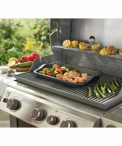 Alternative view of BAUHAUS Weber Grillplatte Keramik Keramik, L X B X H: 26,9 X 43,9 X 6,3 Cm