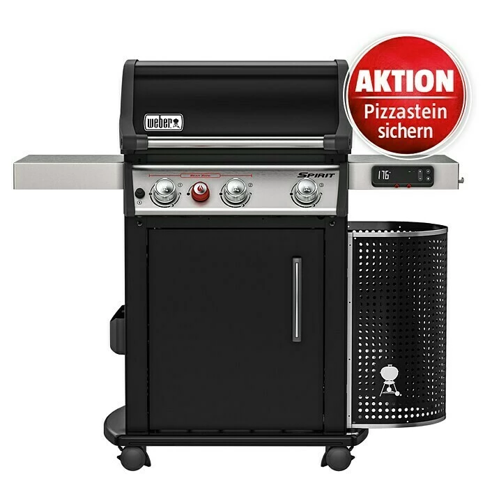 BAUHAUS Weber Gasgrill Spirit EPX-325S GBS Smart Grill Anzahl Brenner: 3, Hauptgrillfläche: 61 X 45 Cm, 9,38 KW 3 BAUHAUS Weber Gasgrill Spirit EPX-325S GBS Smart Grill Anzahl Brenner: 3, Hauptgrillfläche: 61 X 45 Cm, 9,38 KW
