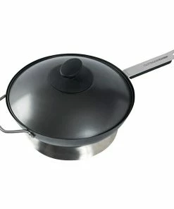 BAUHAUS Outdoorchef Grillwok Barbecue AHS-Stahl, Durchmesser: 33 Cm