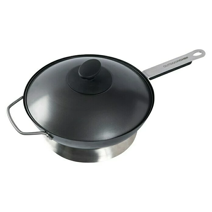 BAUHAUS Outdoorchef Grillwok Barbecue AHS-Stahl, Durchmesser: 33 Cm 3 BAUHAUS Outdoorchef Grillwok Barbecue AHS-Stahl, Durchmesser: 33 Cm