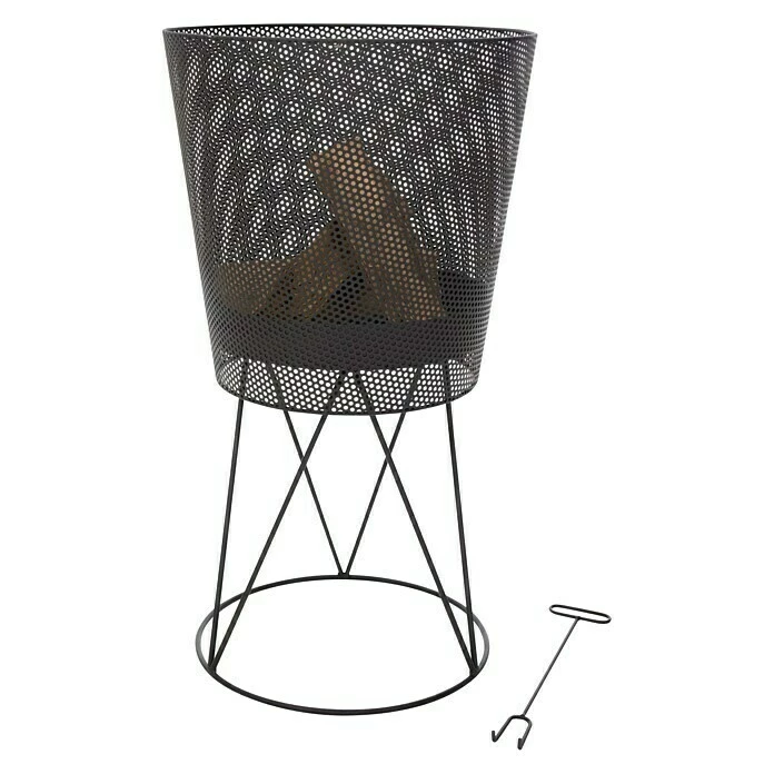 BAUHAUS RedFire Feuerkorb Amarillo Ø X H: 45 X 80, Schwarz 4 BAUHAUS RedFire Feuerkorb Amarillo Ø X H: 45 X 80, Schwarz – Bild 2