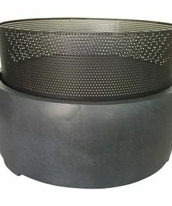 BAUHAUS Elite Feuerschale Ø X H: 55 X 37,5 Cm, Grau