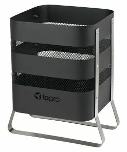 BAUHAUS Tepro Feuerkorb Milburn L X B X H: 36 X 42 X 49,5 Cm, Schwarz