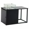 BAUHAUS MWH Feuerstelle Palermo 55 X 100 X 79 Cm, Aluminium, Schwarz -Outdoorchef -shop 12 1451