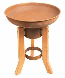 BAUHAUS RedFire Feuerschale Woody Durchmesser: 60 Cm, Stahl