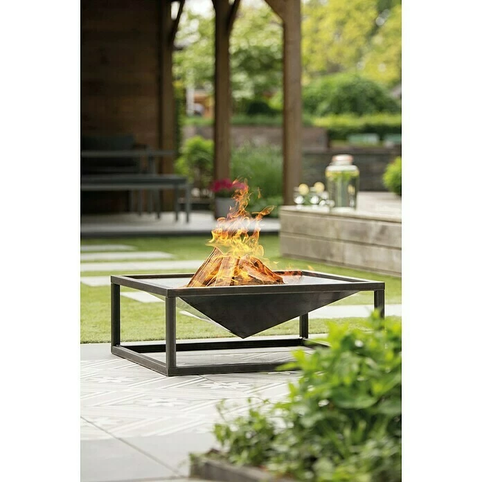 BAUHAUS RedFire Feuerschale Tervo L X B X H: 80 X 80 X 30 Cm 4 BAUHAUS RedFire Feuerschale Tervo L X B X H: 80 X 80 X 30 Cm – Bild 2