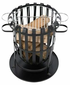 Alternative view of BAUHAUS RedFire Grill-Feuerkorb Dallas Schwarz, Durchmesser: 40 Cm