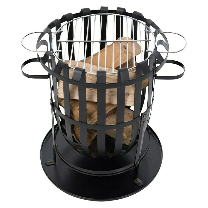 BAUHAUS RedFire Grill-Feuerkorb Dallas Schwarz, Durchmesser: 40 Cm 4 BAUHAUS RedFire Grill-Feuerkorb Dallas Schwarz, Durchmesser: 40 Cm – Bild 2