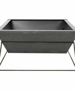 BAUHAUS RedFire Feuerschale Reso L X B X H: 60 X 60 X 35 Cm, Stahl