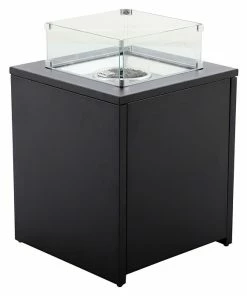 BAUHAUS MWH Feuerstelle Palermo 55 X 55 X 79 Cm, Aluminium, Schwarz