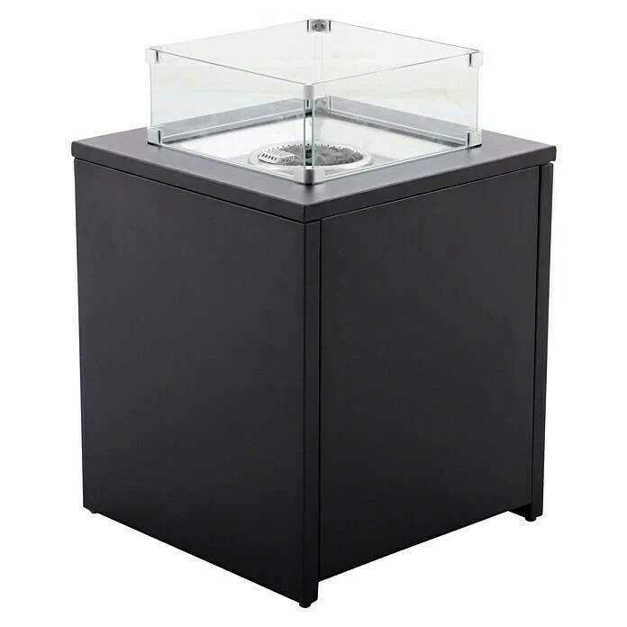 BAUHAUS MWH Feuerstelle Palermo 55 X 55 X 79 Cm, Aluminium, Schwarz 3 BAUHAUS MWH Feuerstelle Palermo 55 X 55 X 79 Cm, Aluminium, Schwarz