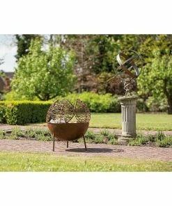BAUHAUS RedFire Feuerkorb Narfi Ø X H: 47 X 53, Rostbraun -Outdoorchef -shop 12 1519