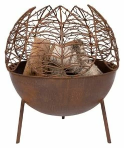 BAUHAUS RedFire Feuerkorb Narfi Ø X H: 47 X 53, Rostbraun -Outdoorchef -shop 12 1520