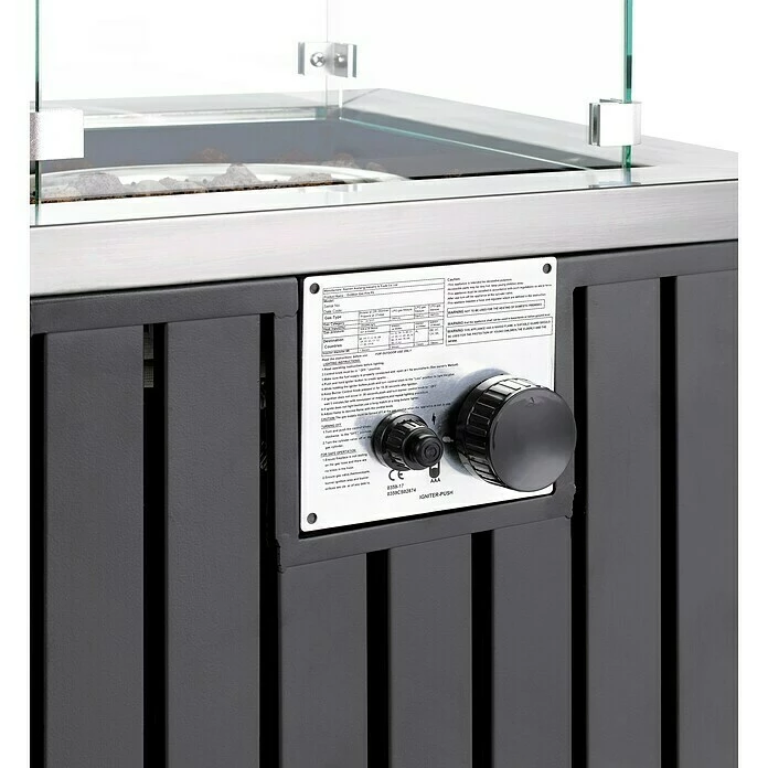 BAUHAUS Tepro Feuerstelle Topeka 50 X 50 X 78 Cm, Metall 6 BAUHAUS Tepro Feuerstelle Topeka 50 X 50 X 78 Cm, Metall – Bild 4