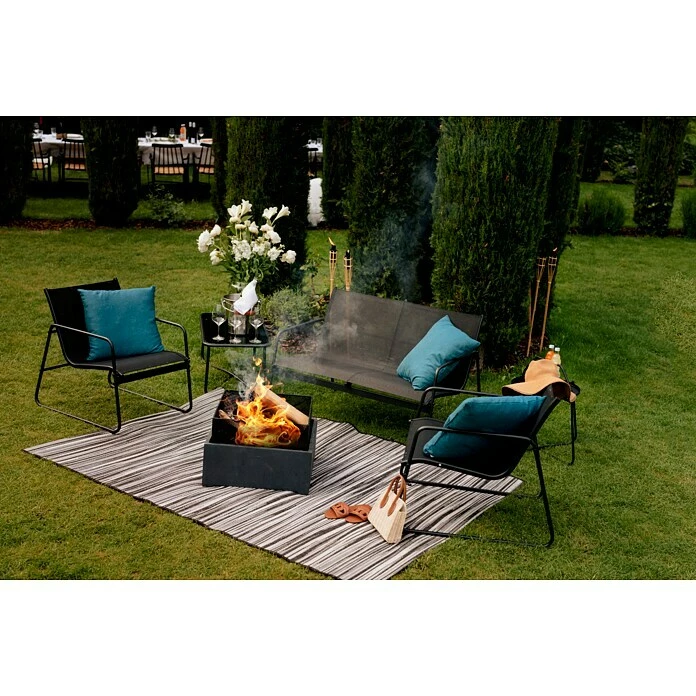 BAUHAUS Elite Feuerschale L X B X H: 57 X 57 X 40 Cm, Clayfibre 4 BAUHAUS Elite Feuerschale L X B X H: 57 X 57 X 40 Cm, Clayfibre – Bild 2