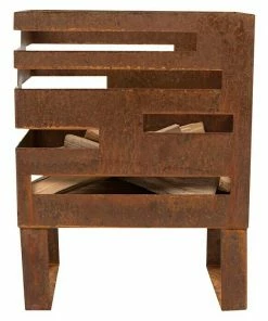 BAUHAUS RedFire Feuerkorb Madison L X B X H: 38 X 23 X 50 Cm, Braun