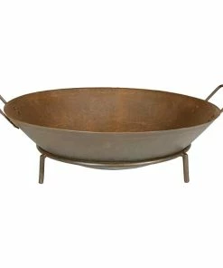BAUHAUS Siena Garden Feuerschale Rusty Durchmesser: 48 Cm, Gusseisen