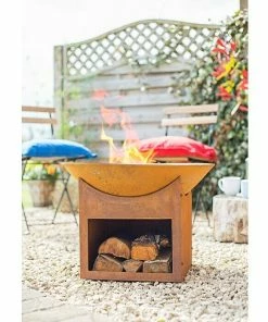 BAUHAUS Buschbeck Feuerschale Mumbai 56 Cm, Ausstattung: Holzablagefach 10 BAUHAUS Buschbeck Feuerschale Mumbai 56 Cm, Ausstattung: Holzablagefach -Outdoorchef -shop 12 1677