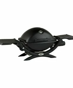 BAUHAUS Weber Gasgrill Q 1200 Anzahl Brenner: 1, Hauptgrillfläche: 43 X 32 Cm, Schwarz