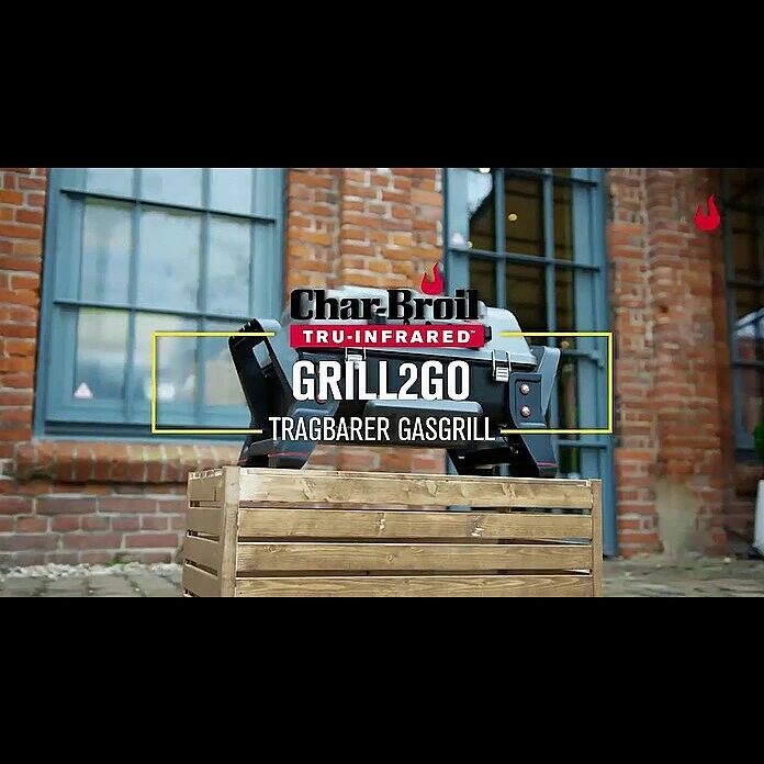 BAUHAUS Char-Broil Gasgrill Grill2Go Anzahl Brenner: 2, Hauptgrillfläche: 44 X 28 Cm, 2,7 KW 6 BAUHAUS Char-Broil Gasgrill Grill2Go Anzahl Brenner: 2, Hauptgrillfläche: 44 X 28 Cm, 2,7 KW – Bild 4