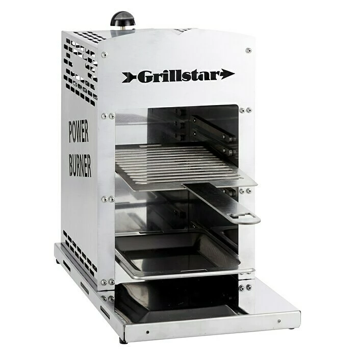 BAUHAUS Grillstar Gasgrill Power Burner Anzahl Brenner: 1, Hauptgrillfläche: 25 X 17,5 Cm 4 BAUHAUS Grillstar Gasgrill Power Burner Anzahl Brenner: 1, Hauptgrillfläche: 25 X 17,5 Cm – Bild 2