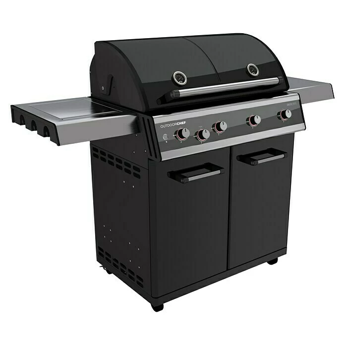 BAUHAUS Outdoorchef Gasgrill Dualchef 425 G Anzahl Brenner: 4, Hauptgrillfläche: 81 X 44 Cm, 19,4 KW 3 BAUHAUS Outdoorchef Gasgrill Dualchef 425 G Anzahl Brenner: 4, Hauptgrillfläche: 81 X 44 Cm, 19,4 KW