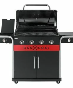 Alternative view of BAUHAUS Char-Broil Hybrid-Grill Gas2Coal 2.0 440 Befeuerungsart: Gas & Holzkohle, Anzahl Brenner: 4, Hauptgrillfläche: 85,3 X 44,1 Cm, 15,2 KW