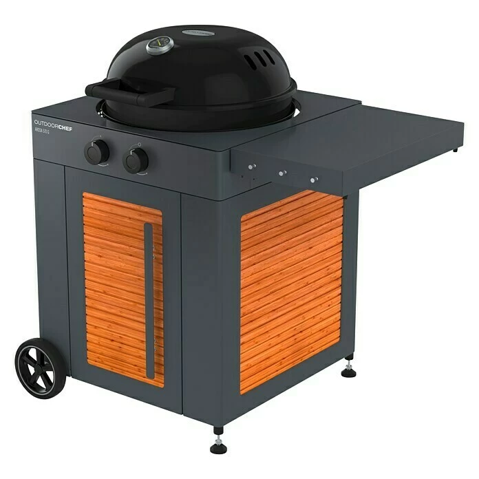 BAUHAUS Outdoorchef Gasgrill Arosa 570 G Bamboo Braun/Schwarz, Anzahl Brenner: 2, Hauptgrillfläche: Ø 54 Cm, 9,5 KW 3 BAUHAUS Outdoorchef Gasgrill Arosa 570 G Bamboo Braun/Schwarz, Anzahl Brenner: 2, Hauptgrillfläche: Ø 54 Cm, 9,5 KW