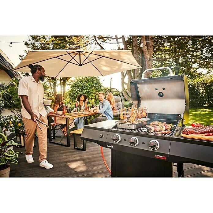 BAUHAUS Char-Broil Gasgrill Performance Core B3 Anzahl Brenner: 3, Hauptgrillfläche: 54,3 X 43,5 Cm, 7,91 KW, Mit Rollwagen 7 BAUHAUS Char-Broil Gasgrill Performance Core B3 Anzahl Brenner: 3, Hauptgrillfläche: 54,3 X 43,5 Cm, 7,91 KW, Mit Rollwagen – Bild 5