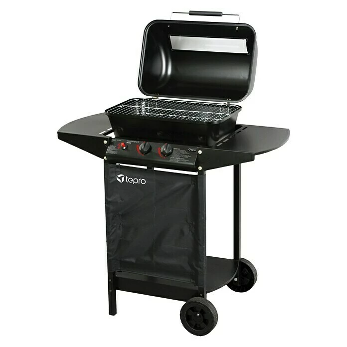 BAUHAUS Tepro Gasgrill Irvine Anzahl Brenner: 2, Hauptgrillfläche: 50 X 31 Cm, 2.000 W 4 BAUHAUS Tepro Gasgrill Irvine Anzahl Brenner: 2, Hauptgrillfläche: 50 X 31 Cm, 2.000 W – Bild 2