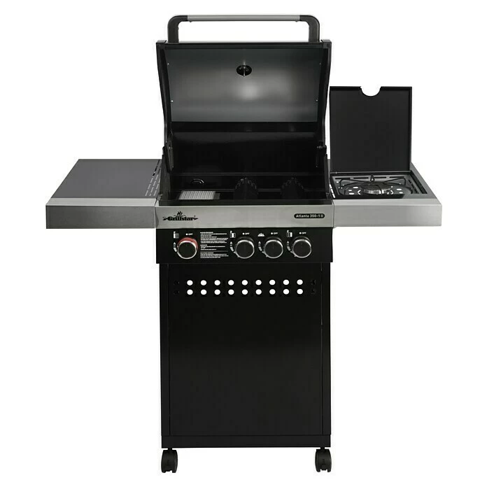 BAUHAUS Grillstar Gasgrill Atlanta II 350-1 Anzahl Brenner: 3, Hauptgrillfläche: 50 X 41,5 Cm, 12 KW 5 BAUHAUS Grillstar Gasgrill Atlanta II 350-1 Anzahl Brenner: 3, Hauptgrillfläche: 50 X 41,5 Cm, 12 KW – Bild 3