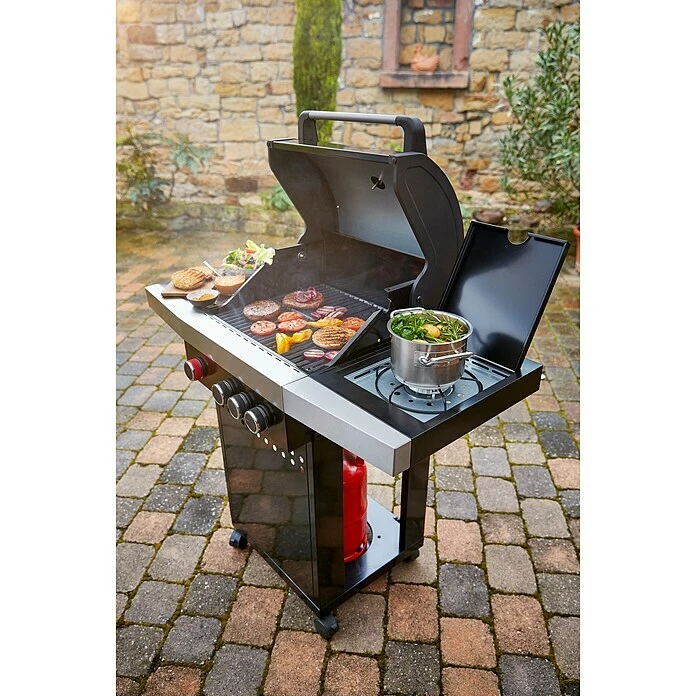 BAUHAUS Grillstar Gasgrill Atlanta II 350-1 Anzahl Brenner: 3, Hauptgrillfläche: 50 X 41,5 Cm, 12 KW 8 BAUHAUS Grillstar Gasgrill Atlanta II 350-1 Anzahl Brenner: 3, Hauptgrillfläche: 50 X 41,5 Cm, 12 KW – Bild 6