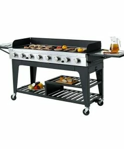 Alternative view of BAUHAUS Tepro Gasgrill Montgomery Anzahl Brenner: 8, 136 X 48 Cm, Schwarz