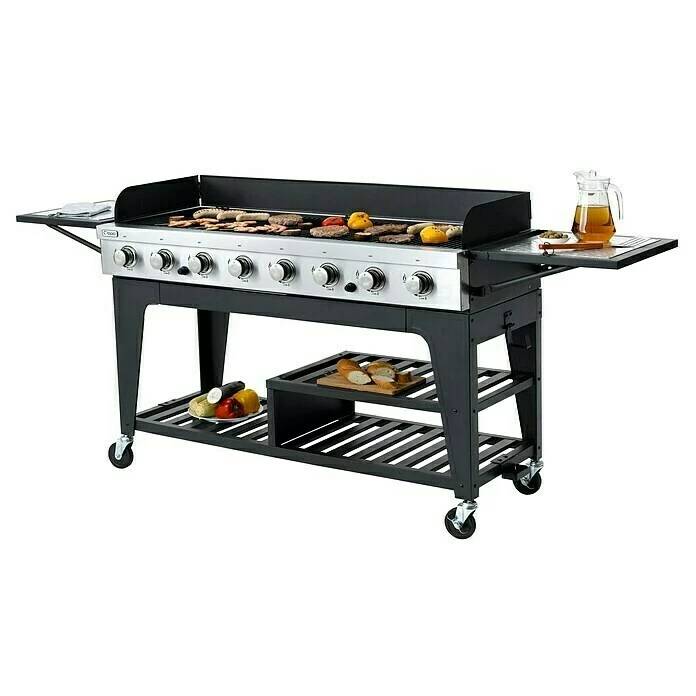 BAUHAUS Tepro Gasgrill Montgomery Anzahl Brenner: 8, 136 X 48 Cm, Schwarz 4 BAUHAUS Tepro Gasgrill Montgomery Anzahl Brenner: 8, 136 X 48 Cm, Schwarz – Bild 2