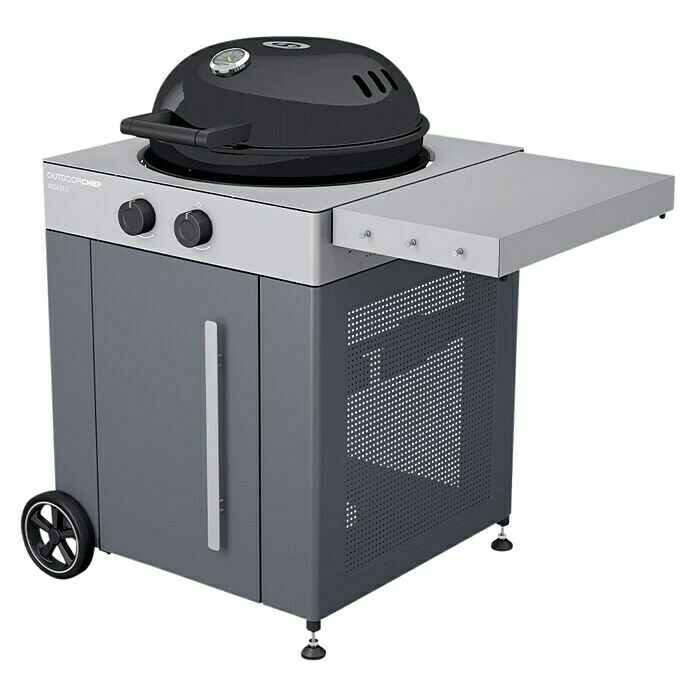 BAUHAUS Outdoorchef Gasgrill Arosa 570 G Grey Steel Grau, Anzahl Brenner: 2, Hauptgrillfläche: Ø 54 Cm, 9,5 KW 3 BAUHAUS Outdoorchef Gasgrill Arosa 570 G Grey Steel Grau, Anzahl Brenner: 2, Hauptgrillfläche: Ø 54 Cm, 9,5 KW
