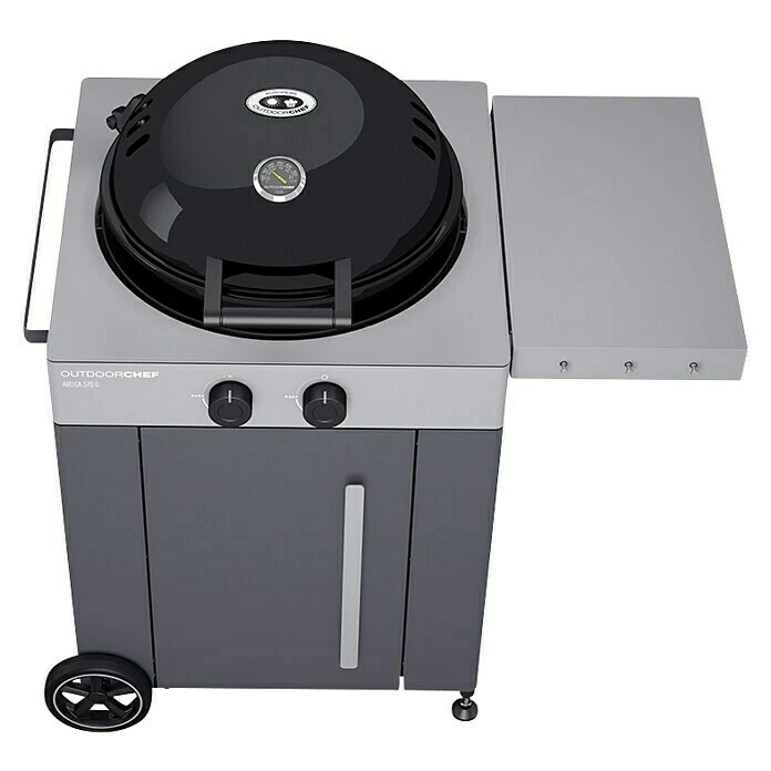 BAUHAUS Outdoorchef Gasgrill Arosa 570 G Grey Steel Grau, Anzahl Brenner: 2, Hauptgrillfläche: Ø 54 Cm, 9,5 KW 7 BAUHAUS Outdoorchef Gasgrill Arosa 570 G Grey Steel Grau, Anzahl Brenner: 2, Hauptgrillfläche: Ø 54 Cm, 9,5 KW – Bild 5