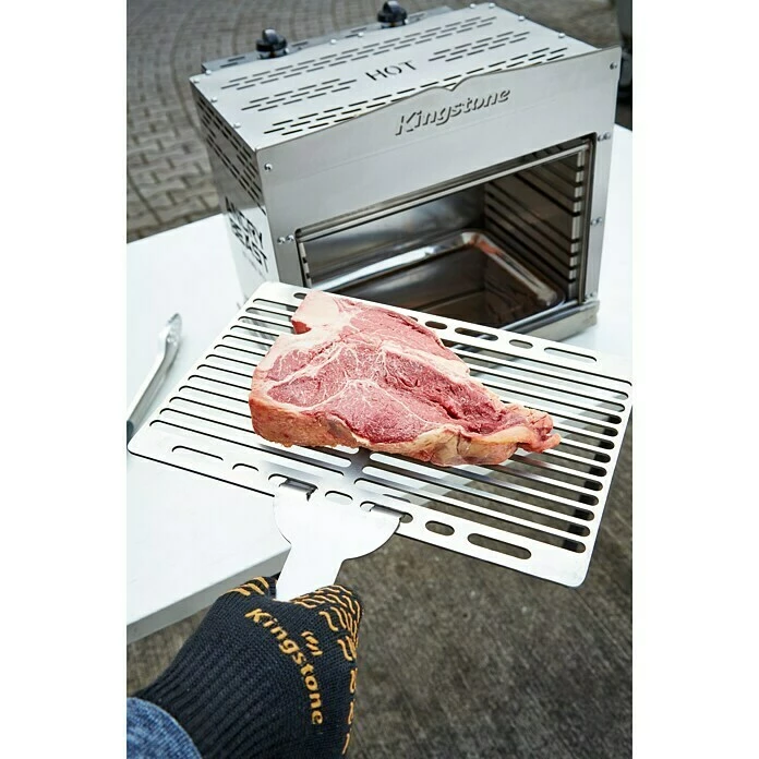 BAUHAUS Kingstone Gasgrill Angry Beast Anzahl Brenner: 2, Hauptgrillfläche: 39 X 25 Cm 4 BAUHAUS Kingstone Gasgrill Angry Beast Anzahl Brenner: 2, Hauptgrillfläche: 39 X 25 Cm – Bild 2