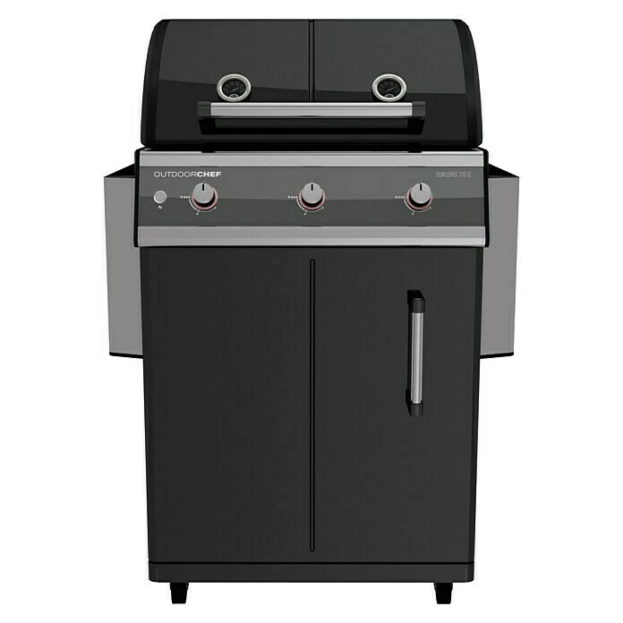 BAUHAUS Outdoorchef Gasgrill Dualchef 315 G Anzahl Brenner: 3, Hauptgrillfläche: 60 X 44 Cm, 12 KW 5 BAUHAUS Outdoorchef Gasgrill Dualchef 315 G Anzahl Brenner: 3, Hauptgrillfläche: 60 X 44 Cm, 12 KW – Bild 3