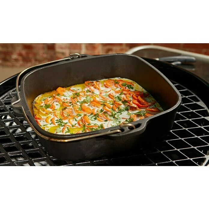 BAUHAUS Outdoorchef Dutch Oven Porzellanemailliertes Gusseisen, Fassungsvermögen: 4 L 5 BAUHAUS Outdoorchef Dutch Oven Porzellanemailliertes Gusseisen, Fassungsvermögen: 4 L – Bild 3
