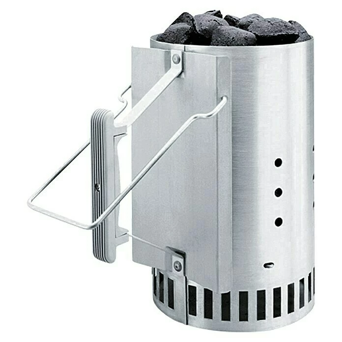 BAUHAUS Weber Anzündkamin Rapidfire Durchmesser: 19 Cm, Aluminium 3 BAUHAUS Weber Anzündkamin Rapidfire Durchmesser: 19 Cm, Aluminium