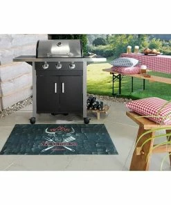 BAUHAUS Bodenschutzmatte L X B: 120 X 75 Cm, Steakhouse Kohle