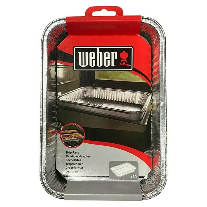 BAUHAUS Weber Alu-Tropfschale Klein, 10 Stk. 5 BAUHAUS Weber Alu-Tropfschale Klein, 10 Stk. – Bild 3
