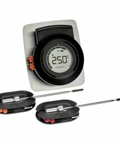BAUHAUS TFA Dostmann Grill-Thermometer Smart Wireless Hyper BBQ Hintergrundbeleuchtung, 2 Messfühler