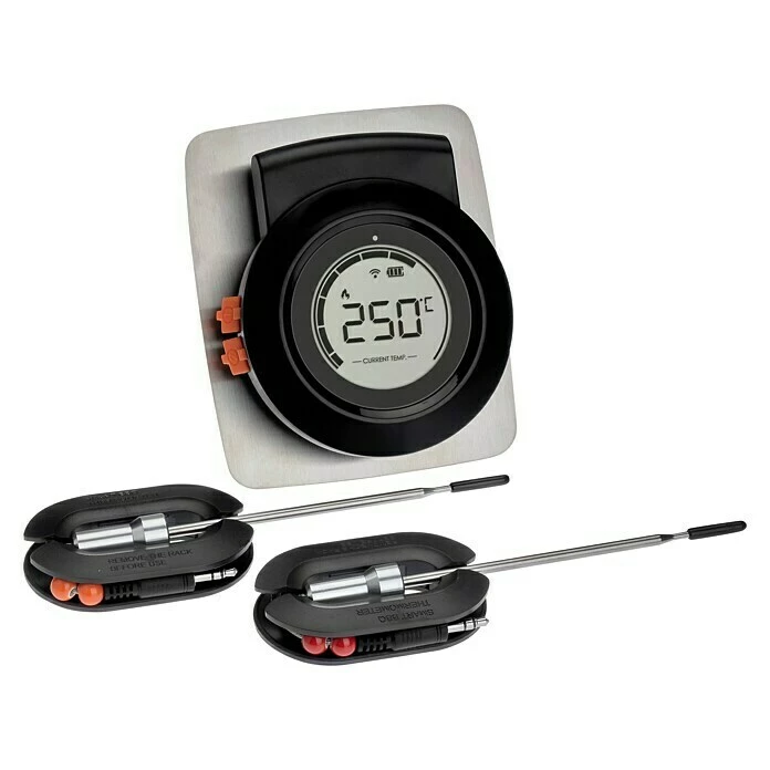BAUHAUS TFA Dostmann Grill-Thermometer Smart Wireless Hyper BBQ Hintergrundbeleuchtung, 2 Messfühler 3 BAUHAUS TFA Dostmann Grill-Thermometer Smart Wireless Hyper BBQ Hintergrundbeleuchtung, 2 Messfühler