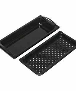 BAUHAUS Outdoorchef Grillrost-Set DGS Stahl, Porzellanemailliert, 2 -tlg.
