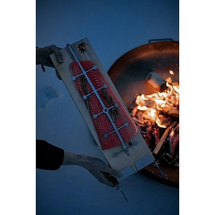 BAUHAUS Flash Flammlachsbrett 50 X 15 X 2,5 Cm, Birke 8 BAUHAUS Flash Flammlachsbrett 50 X 15 X 2,5 Cm, Birke – Bild 6