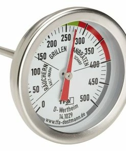 BAUHAUS TFA Dostmann Grill-Thermometer BBQ Grill Smoker Analog, Temperaturanzeige